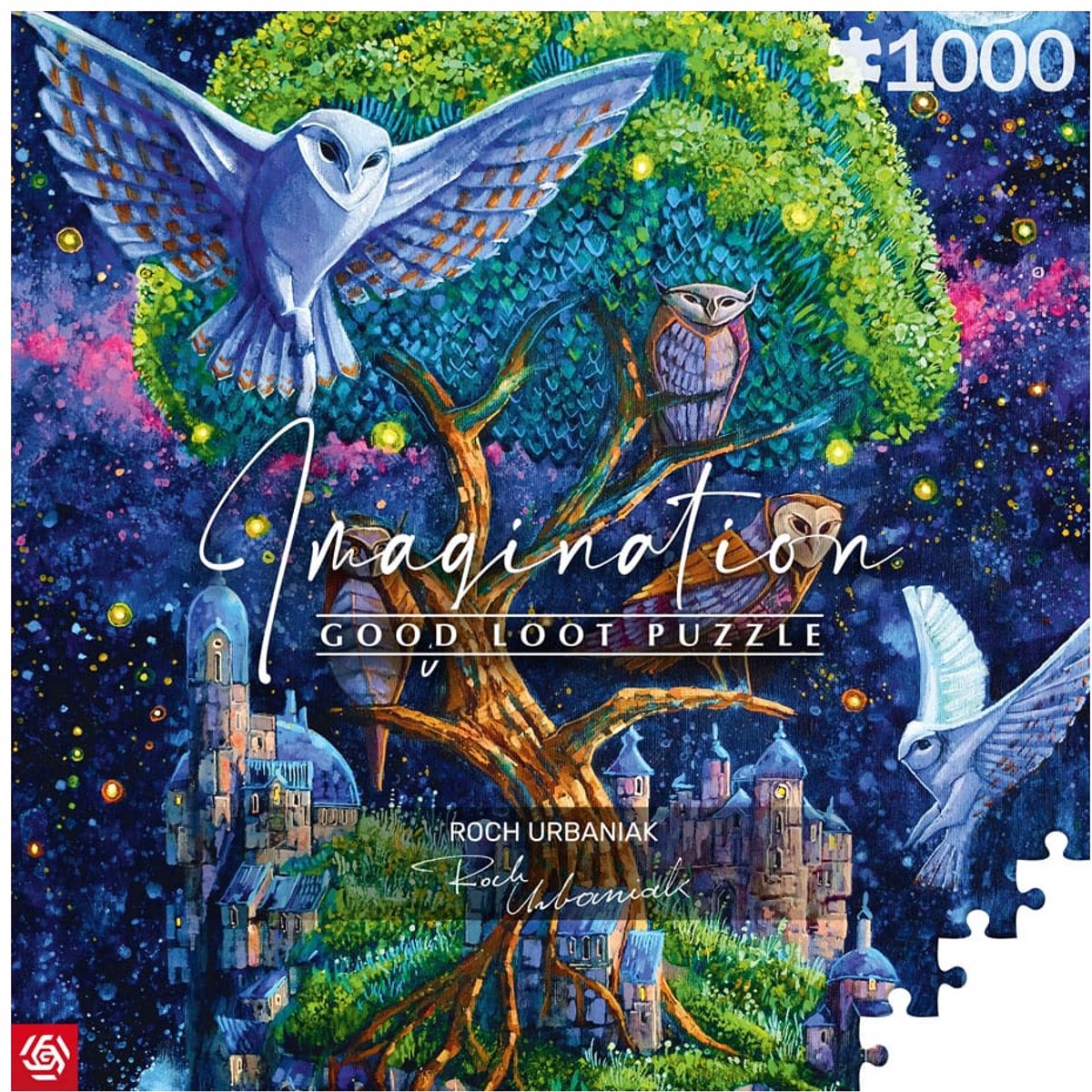 Good Loot Roch Urbaniak Imagination Puzzle Owl Island / Wyspa Sów (1000 pieces) Puzzles