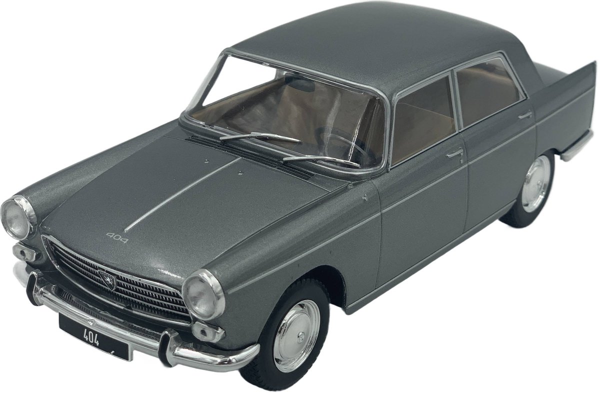 Peugeot 404 1960 model METAL 124160 WhiteBox 1:24 grafiet