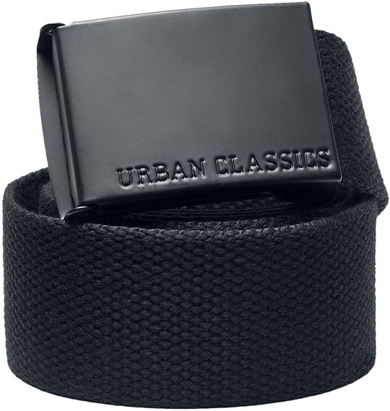 Ceinture en toile à boucle colorée Urban Classics Riem noire L-XL Polyester -