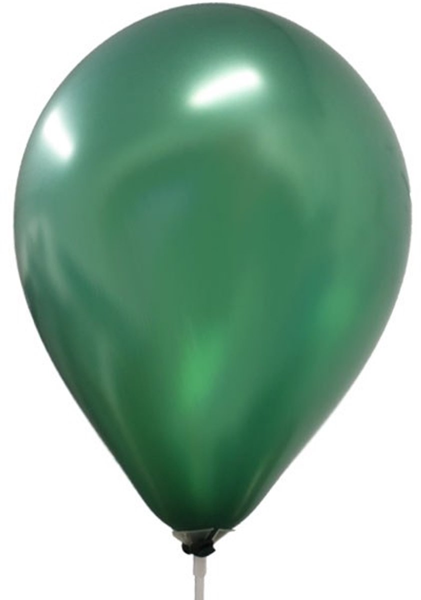 Daily Style – Ballonnen – Metallic Donkergroen – 10 stuks – Feestdecoratie