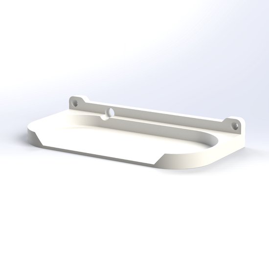 Foto: Wandhouder compatibel met google nest hub max muurbeugel wall mount wit standaard houder voor smart display