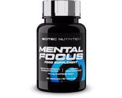 Scitec Nutrition® - Mental Focus (90 capsules) - anti stress - concentratie pillen - carnitine, tyrosine, cafeïne - vitamine B5 - sportsupplement