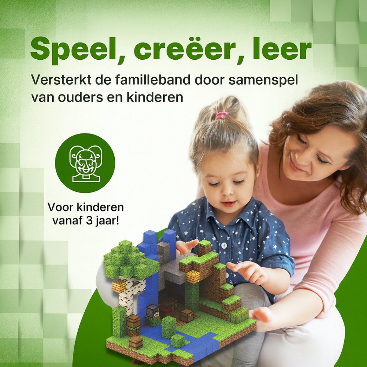 Magnetisch speelgoed – magnetisch bouwspeelgoed 300 stuks – magnetische bouwstenen - magnetische blokken – montessori speelgoed – magneten speelgoed - Jungle creek — afbeelding 5