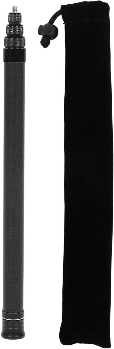 Allecto Premium - Selfiestick 150 cm voor Action Camera's - Aluminium - Telescopisch - Geschikt voor diverse modellen