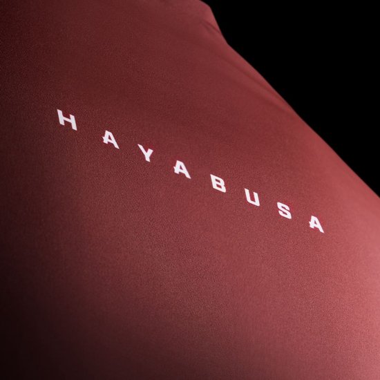 Rashguard manches courtes Hayabusa Core pour homme - Rouge foncé - Taille XXL