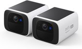 Eufy S220 SoloCam 2K Draadloze Beveiligingscamera - 2 Solar Camera's - Wit