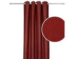 Home Style Kant en Klaar Gordijn – Verduisterend – Met Ringen – 135x260 cm – Blauwgrijs