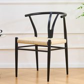 Kave Home Eetkamerstoel Romane Rotan / Webbing