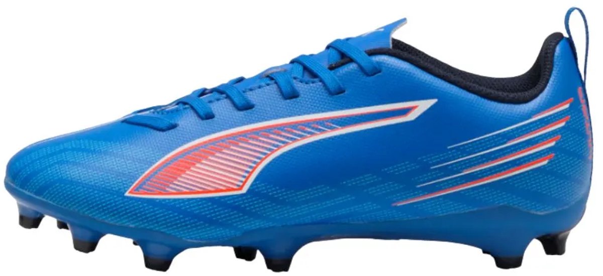 PUMA ULTRA 6 PLAY FG/AG Jr Unisex Sportschoenen - Ultra Blue-PUMA White-Glowing Red