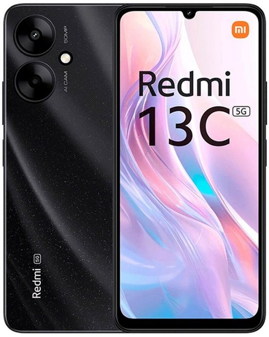 Smartphone Xiaomi Redmi 13C MediaTek Helio G85 4 GB RAM 128 GB Zwart