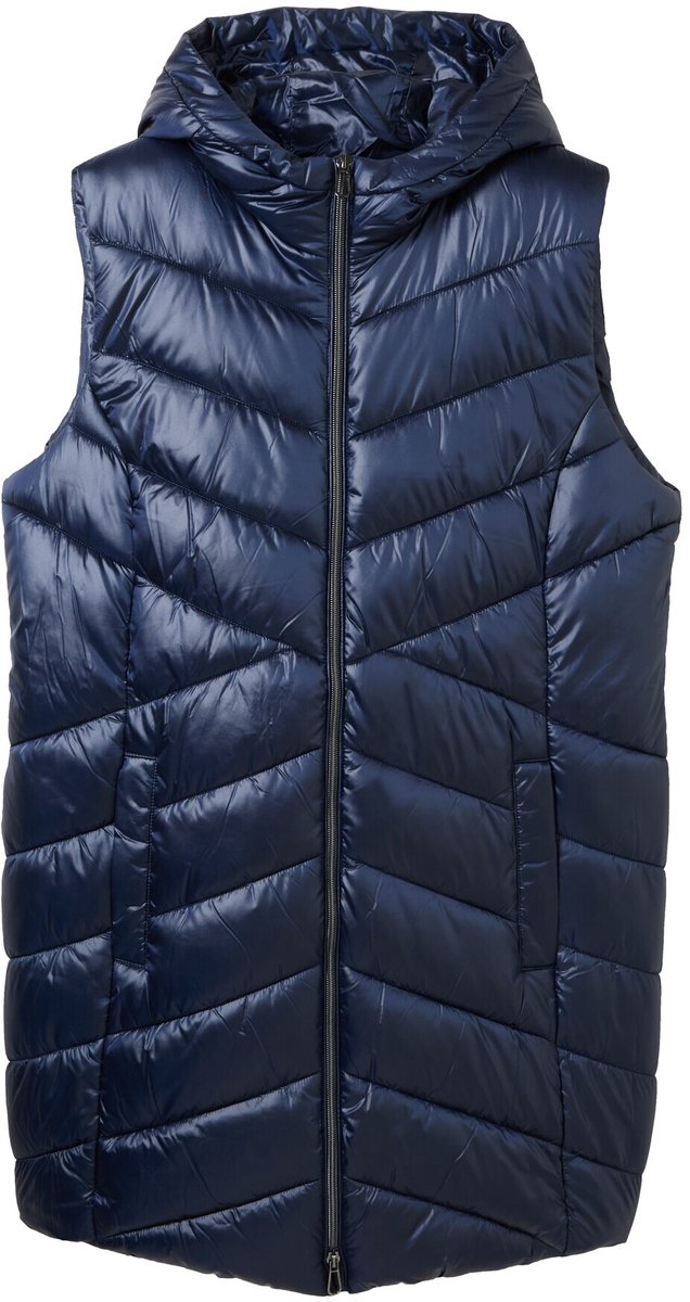 Tom Tailor Plus- Lang vest met capuchon