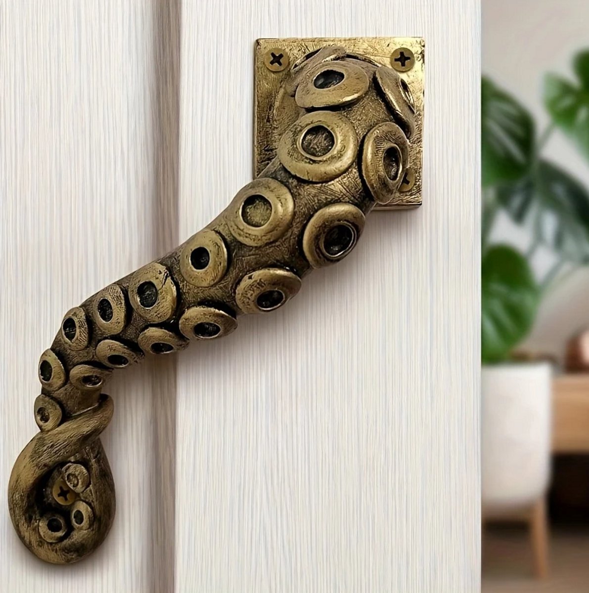 Octopus Tentakel Deurklink – Steampunk Kastgreep – Nautisch Thema – - Octopus - Vintage Resin Handgreep – Decoratief voor Deuren, Kasten & Hekken