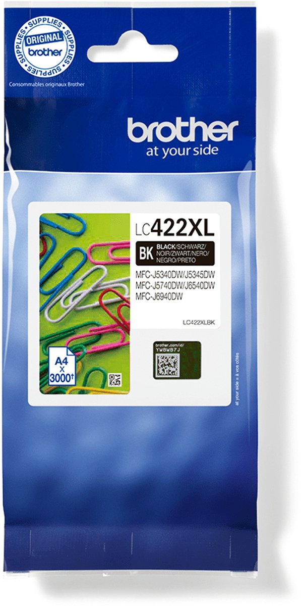 BROTHER INKTPATROON LC422XLBK