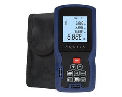Aquila Laser Afstandsmeter Digitaal tot 60 Meter - Lasermeter & Afstandsmeters met 2x Waterpas - laserafstandmeter en Laser Meter - Afstandmeter Incl Batterijen