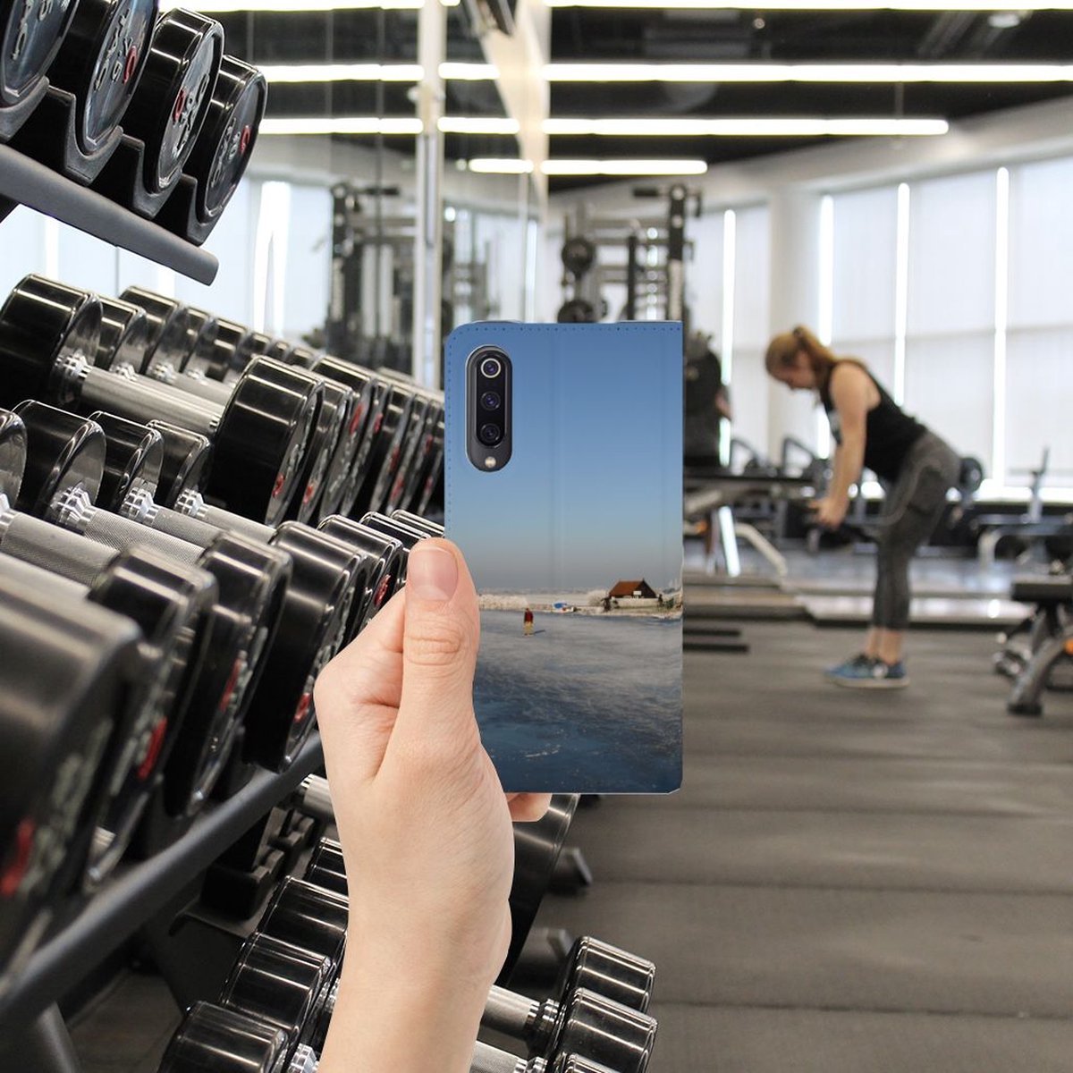 Xiaomi Mi 9 Book Cover Schaatsers
