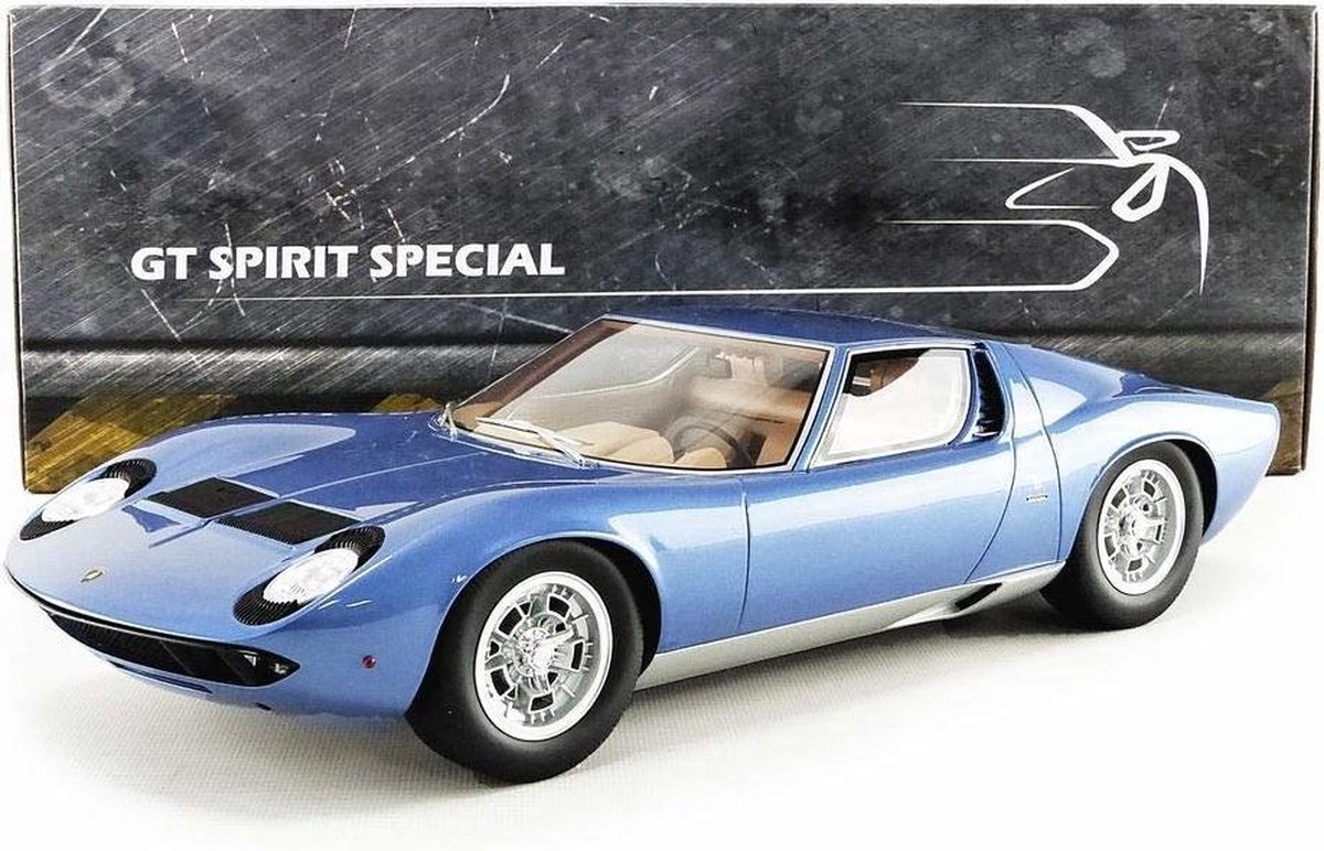 京商 Kyosho Lamborghini Miura P400SV 1/12 Lamborghini Miura P400 S - 1:12 - GT Spirit / Kyosho | bol