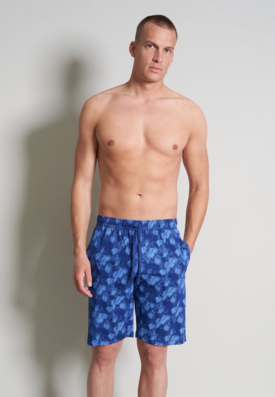 Ceceba heren pyjama- of loungebroek - donkerblauw dessin - Maat: M