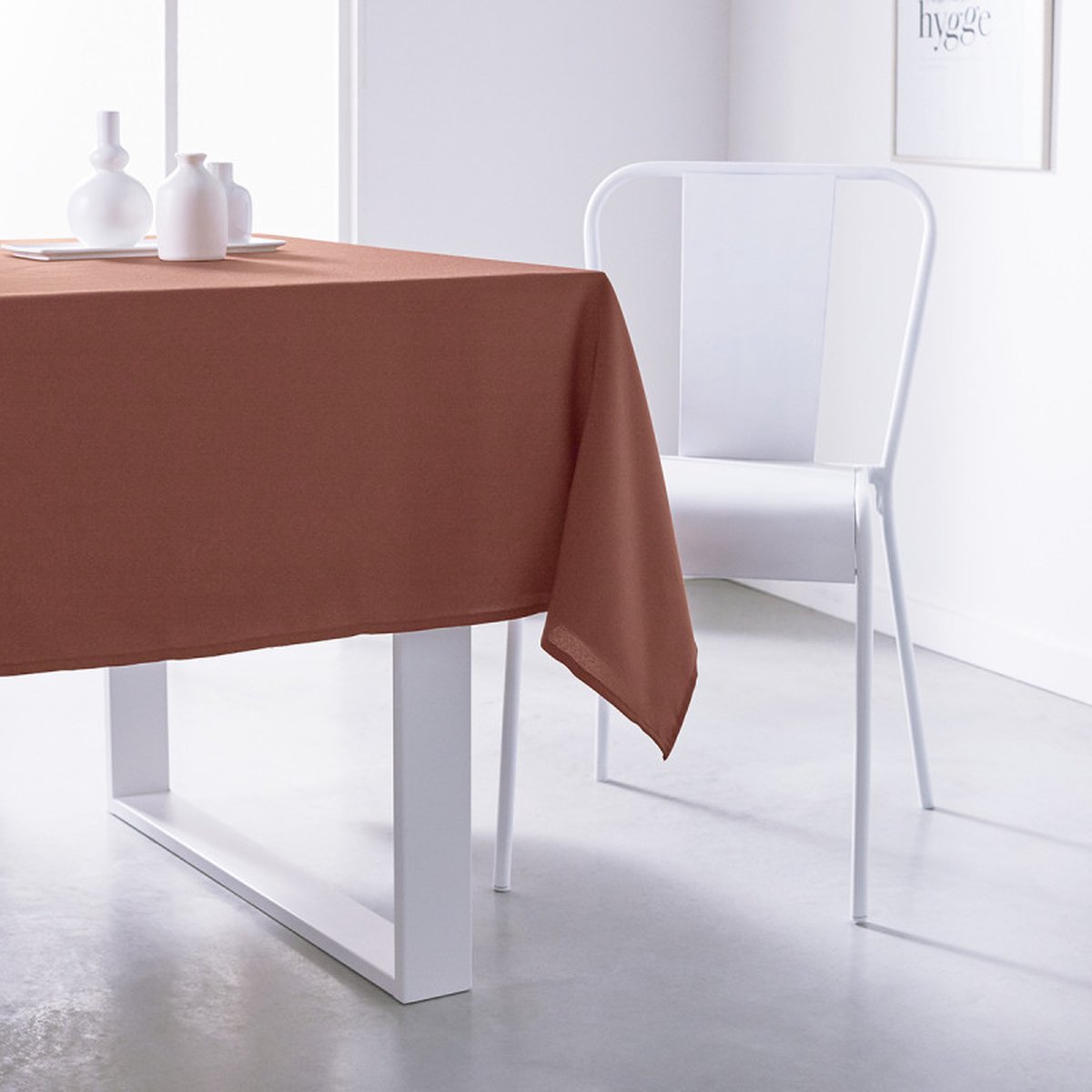 Today tafelkleed - 150x250 / Terracotta - Tafellaken - Tafellinnen