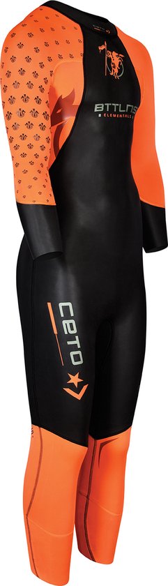 BTTLNS schoolslag wetsuit - zwempak - wetsuit - openwater wetsuit - wetsuit lange mouw heren - Ceto 1.0 - L