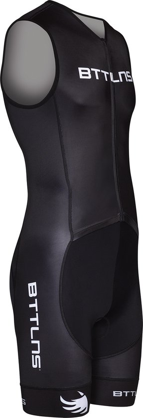 BTTLNS trisuit - triathlon pak - trisuit mouwloos heren - Rapine 2.0 - zwart - M