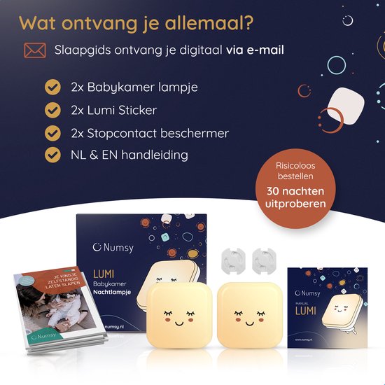 Chambre de bébé Numsy - Capteur de lumière automatique
