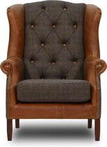 Chesterfield Harris Tweed fauteuil Woolly