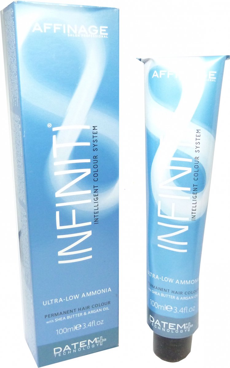 Affinage Infiniti Ultra Low Ammonia Permanente Crème Haarkleuring 60ml - 08.035 Cappuccino / Cappuccino
