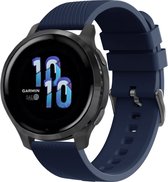Bracelet en Siliconen iMoshion 22 mm - Convient pour Samsung Galaxy Watch 46mm / 3 (45mm) / Gear s3 - Polar Vantage M2 / Grit X - Garmin Vivoactive 4 / Venu 2 - Huawei Watch GT 3 (pro) / 2 - Amazfit GTR - Bleu foncé