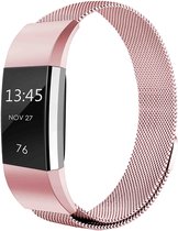 iMoshion Bandje Geschikt voor Fitbit Charge 2 Maat S - iMoshion Milanees magnetische band - Roze