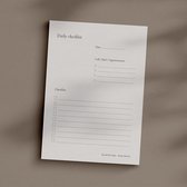 The Daily Checklist - Dagplanner - Planner - Checklist - Lichtgrijs