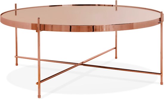 Maysun - Salontafel - ELIZE BIG - Koper Ø83x35cm