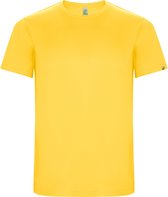 Geel unisex ECO sportshirt korte mouwen 'Imola' merk Roly maat XXL