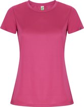 Fuchsia dames ECO sportshirt korte mouwen 'Imola' merk Roly maat XXL