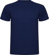 T-shirt sport unisexe Blauw foncé manches courtes marque MonteCarlo Roly taille M