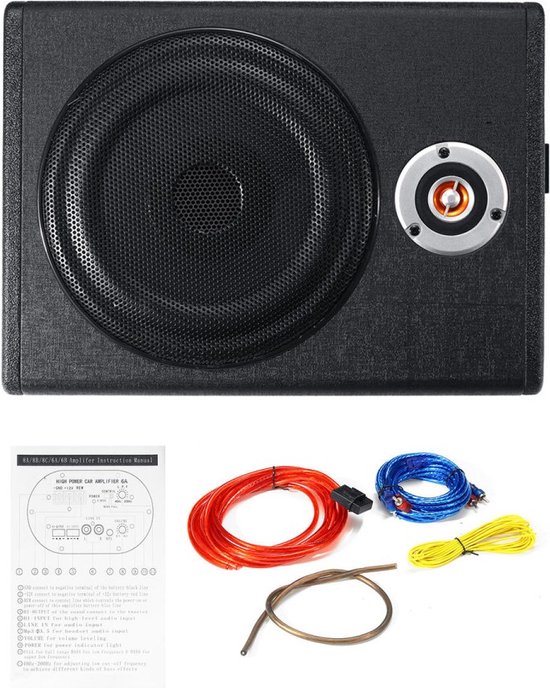 Auto Subwoofer Onder Seat Power Pure Bass bol
