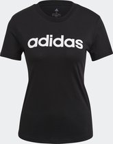 adidas Sportswear LOUNGEWEAR Essentials Slim Logo T-shirt - Dames - Zwart- M