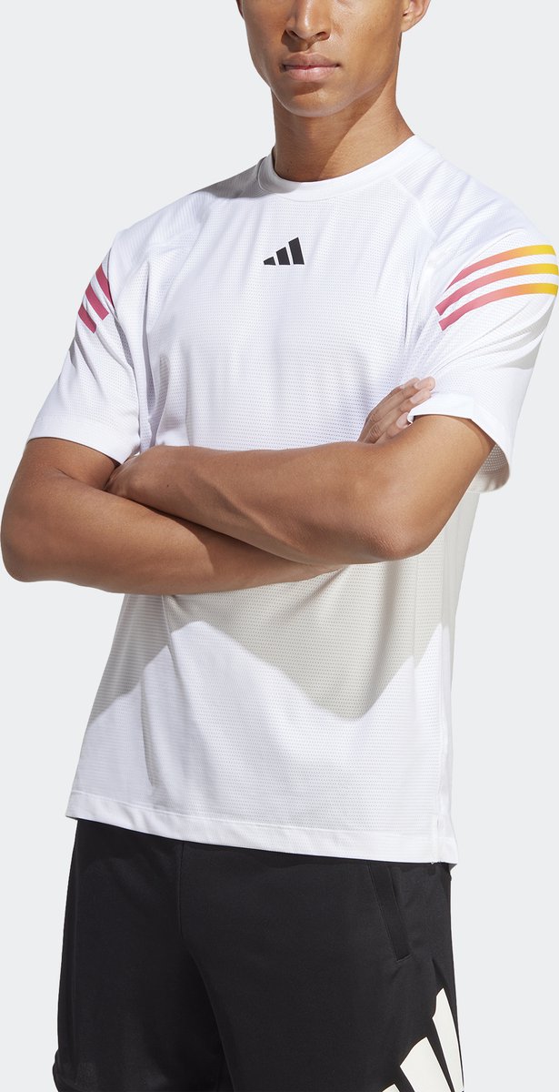 adidas Performance Train Icons 3-Stripes Training T-shirt Heren Wit