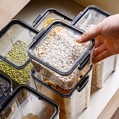 Boîtes de conservation hermétiques - Bocaux de conservation de conservation Cuisine - Boîte de conservation fraîcheur - Bidons alimentaires de conservation
