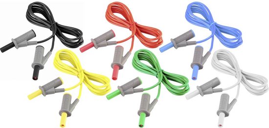 Zhenp 8 Stuks Multimetersondes, Koperen Testsondes, 4mm/0,16 Inch, Isolatie Piercing Naald, Banaanstekker Naald, Automotive Testsonde, Multimeter Sonde Pinnen, Elektrische Testsonde(4 Kleuren Zhenp 8 Stuks Multimetersondes, Koperen Testsondes, 4mm/0,16 Inch, Isolatie Piercing Naald, Banaanstekker Naald, Automotive Testsonde, Multimeter Sonde Pinnen, Elektrische Testsonde(4 Kleuren