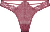 Hunkemöller Dames Lingerie Hoog uitgesneden brazilian Clara - Rood - maat L