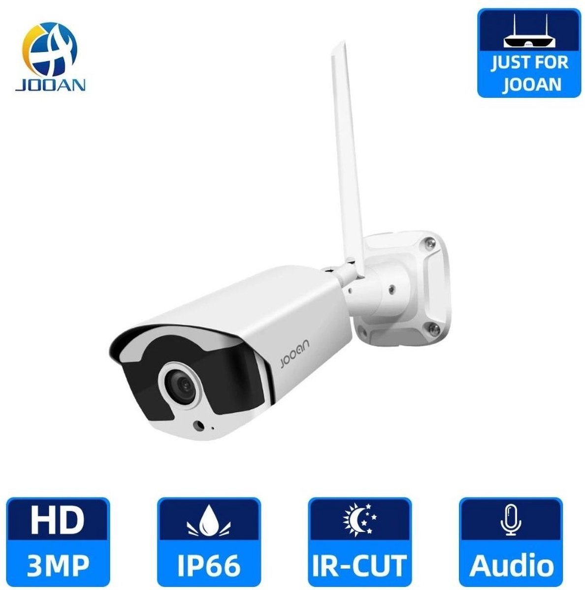 Wifi Ip Camera 3.0MP - Beveiligingscamera - Mini Camera - Verborgen Camera - Dag en Nacht zicht - Babyfoon - Smart Camera - Night vision - WiFi Camera