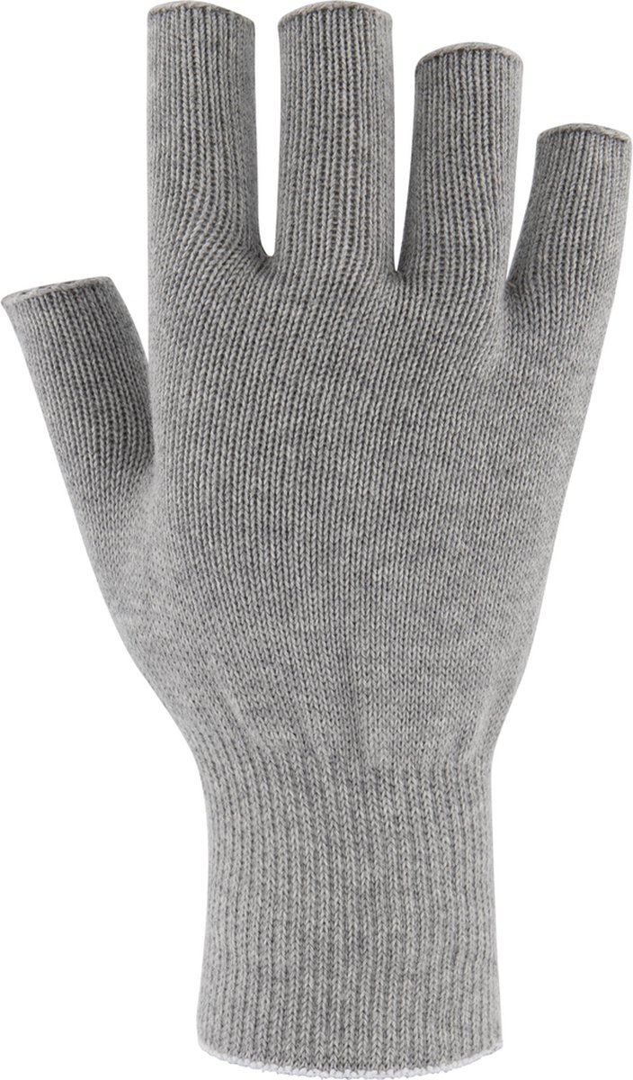 Skafit katoenen vingerloze zilverhandschoenen maat S - grijs - koude handen en vingers - raynaud - eczeem - antibacterieel