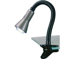 TRIO FLEXO - Klemlicht - Aluminium - excl. 1x E14 3,5 W - Snoerschakelaar - Flexibel - Klemlamp