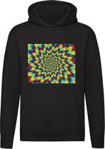 Optische illusie Hoodie | Gezichtsbedrog | Beeld | Verbeelding | Hersenen | Brein | Unisex | Trui | Sweater | Capuchon