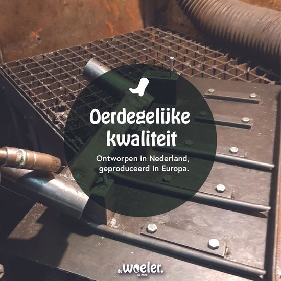 de Woeler - DW5 - Woelvork Grelinette - Spitvork/Tuinwoeler/Spade - Roestvrij - Ergonomisch - FSC Hout - 6 Jaar Garantie van Merkloos	 — afbeelding 4