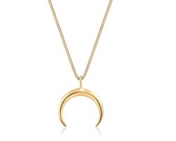 Elli Halsketting halve maan Astro 925 Sterling Zilver