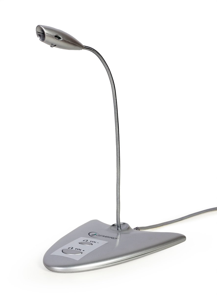 USB desktop microfoon met ingebouwde geluidskaart