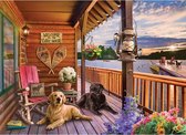 Cobble Hill puzzle 1000 pieces - Welcome to the lakehouse
