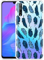 Huawei P Smart S Hoesje Feathers Designed by Cazy