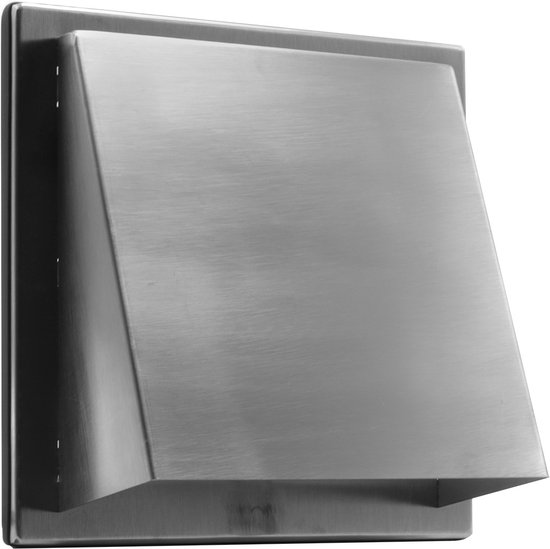 Kunststof Afvoer Ventilatie Ventiel Met Klemveren Wit RAL9010 100 Mm Avp C100 1